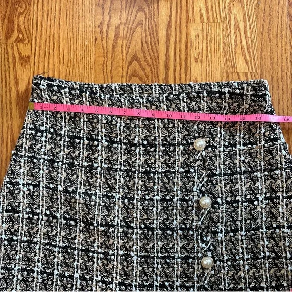 Tweed pencil skirt women’s XL US 12 fall winter SHEIN - Picture 5 of 6